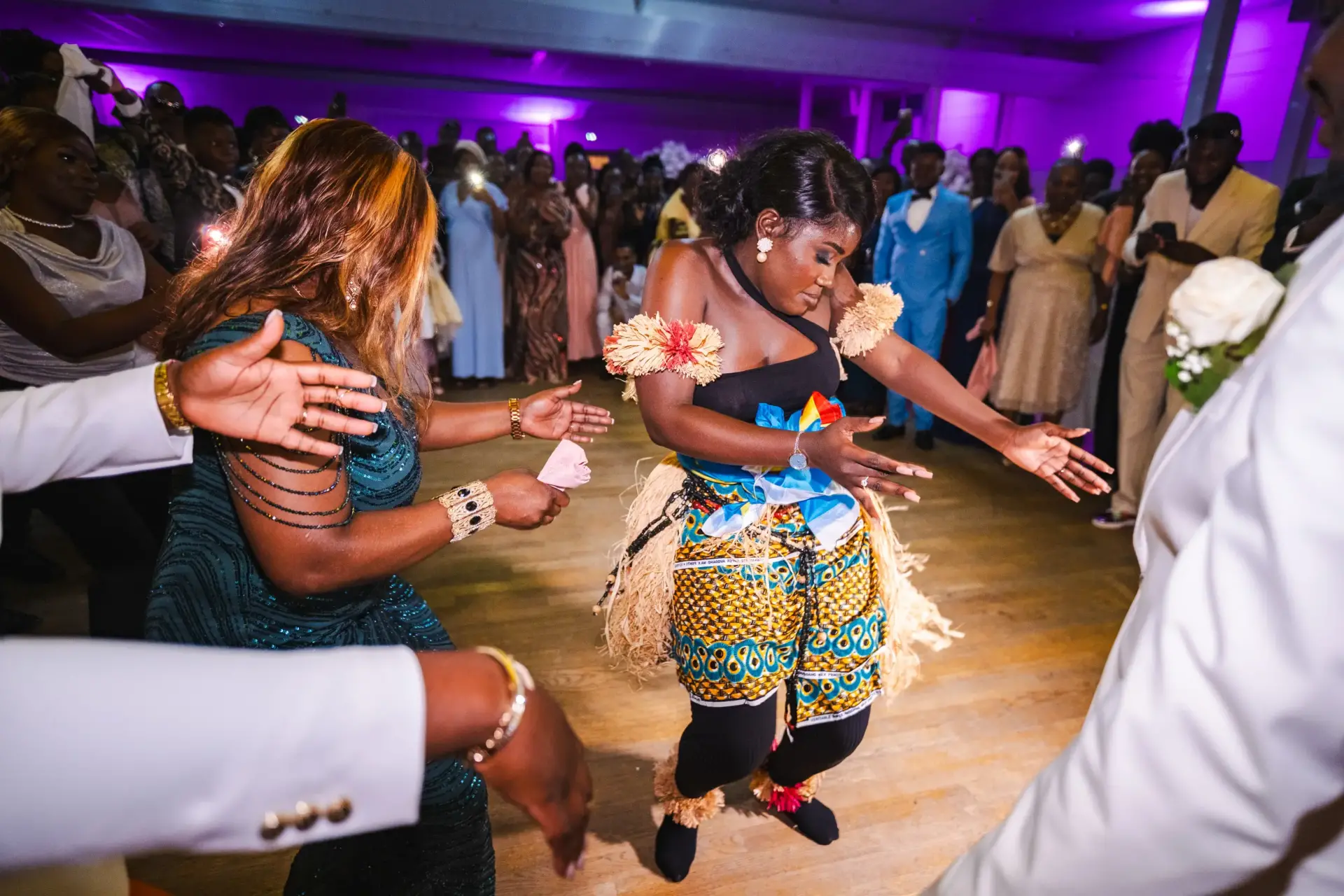 Mariage africain reportage photo soiree