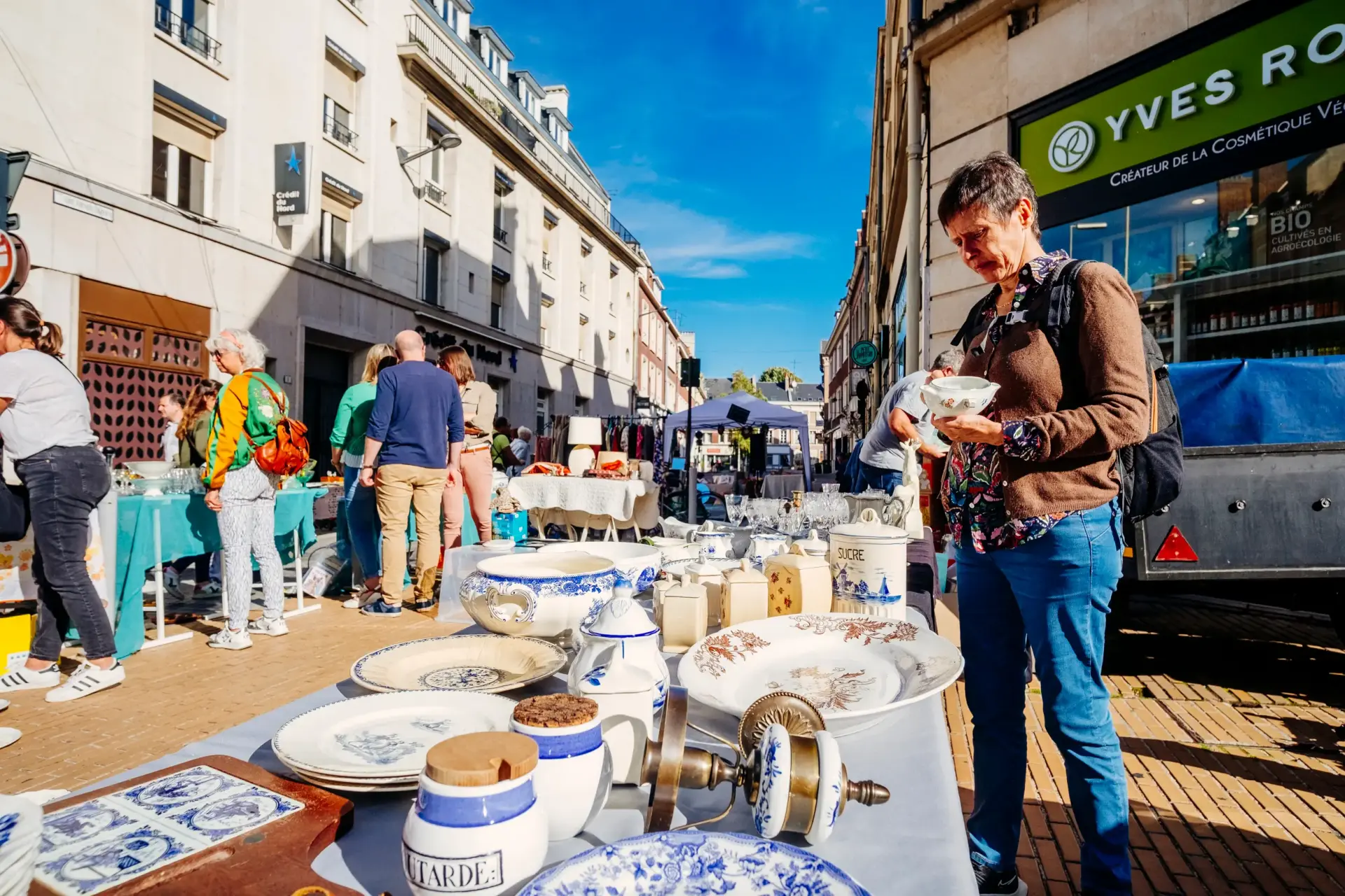 Rederie automne amiens chineuse porcelaine