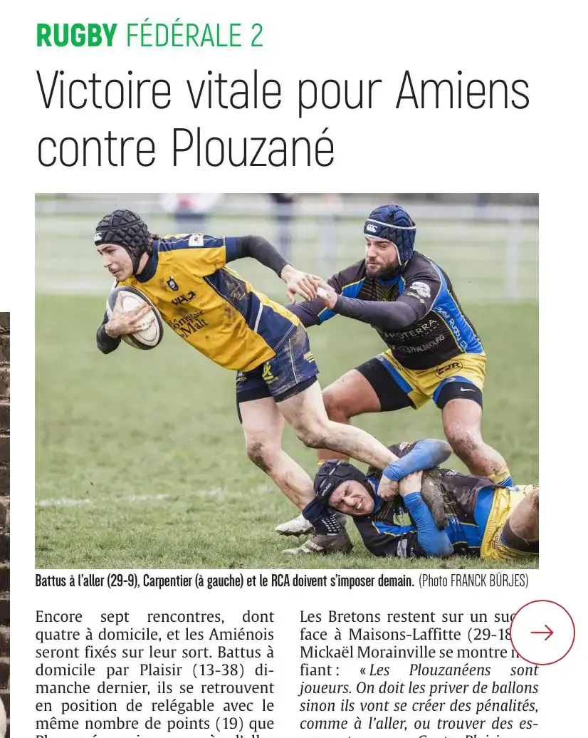 Rugby rcamiens plaisir